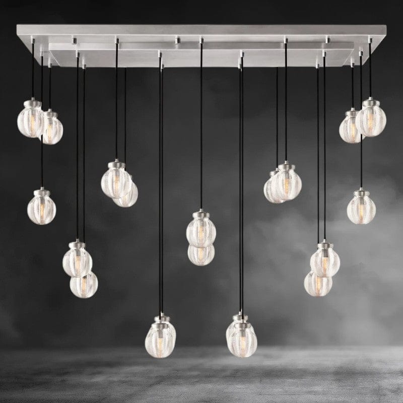 Pearl Rectangular Chandelier 36", 54", 72"