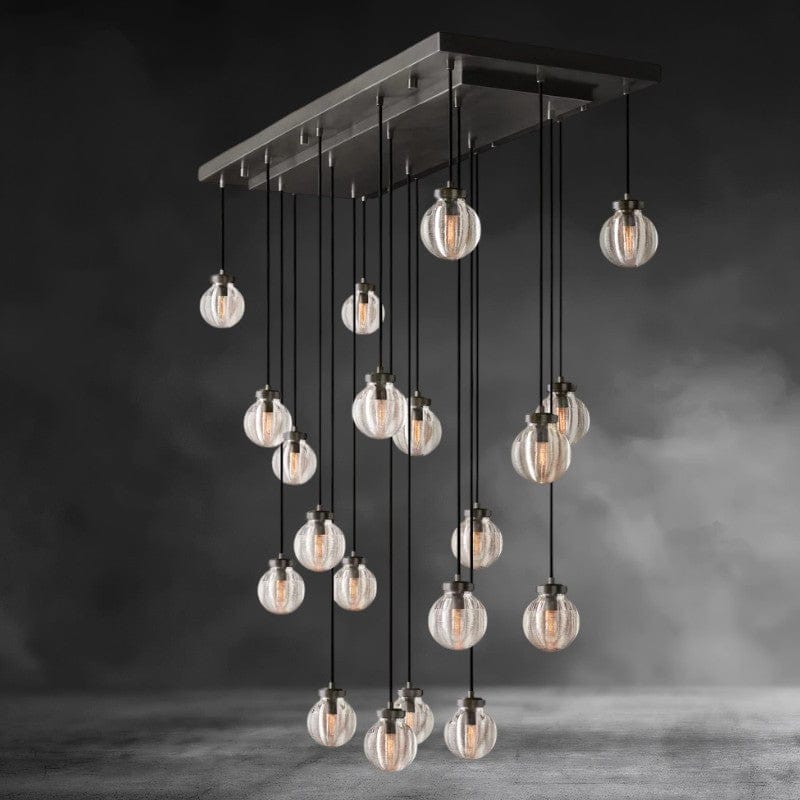 Pearl Rectangular Chandelier 36