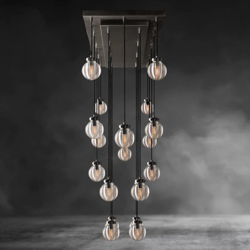 Pearl Rectangular Chandelier 36