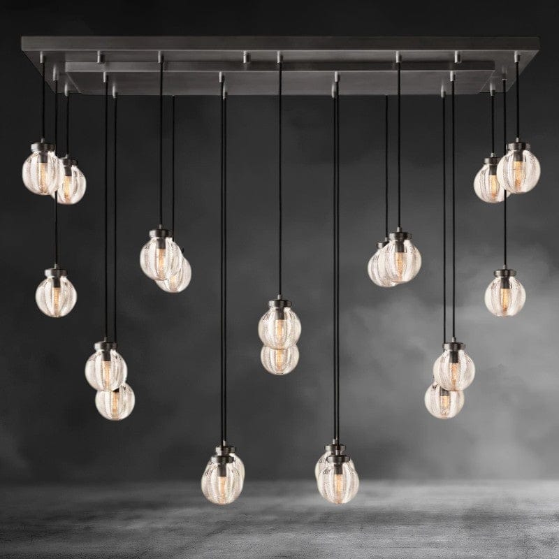 Pearl Rectangular Chandelier 36