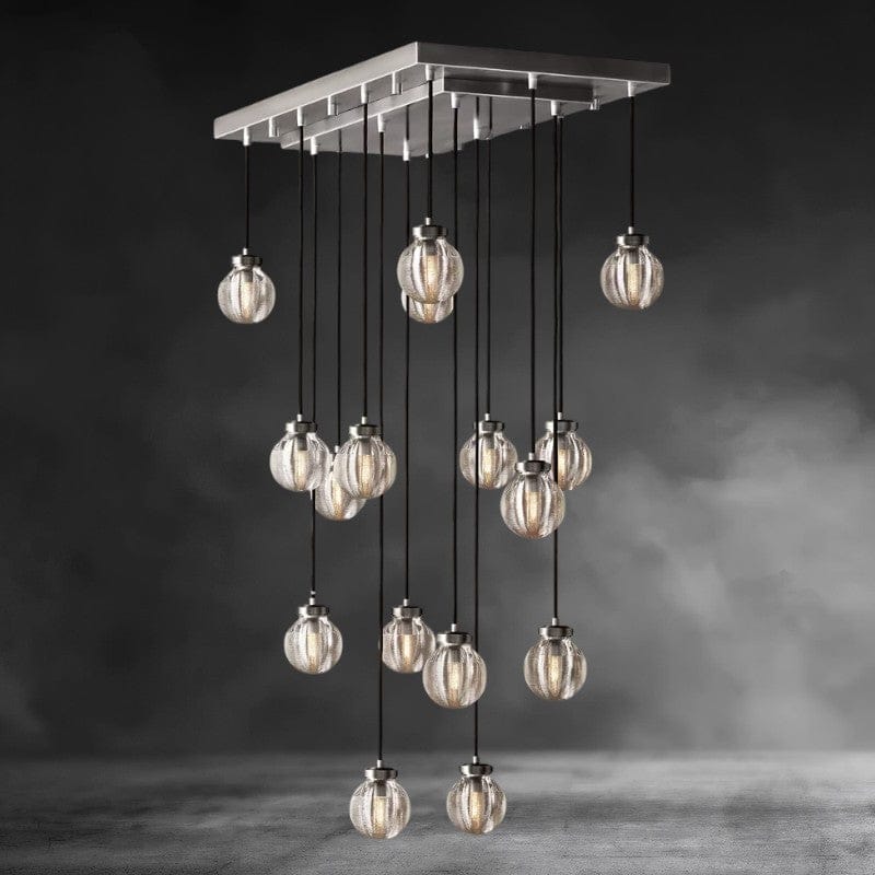 Pearl Rectangular Chandelier 36", 54", 72"