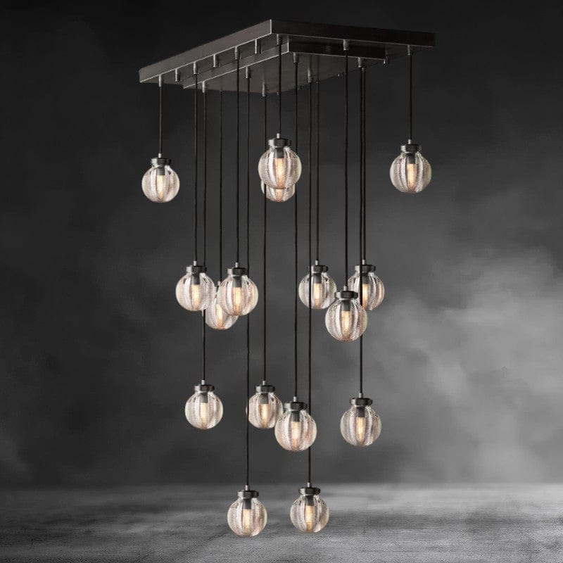 Pearl Rectangular Chandelier 36