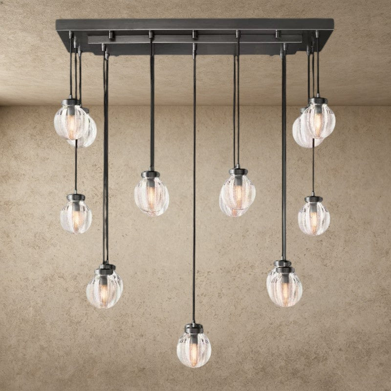 Pearl Rectangular Chandelier 36", 54", 72"