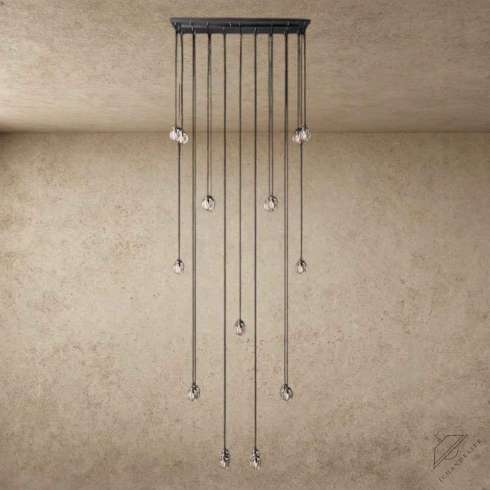 Pearl Rectangular Chandelier 36", 54", 72"