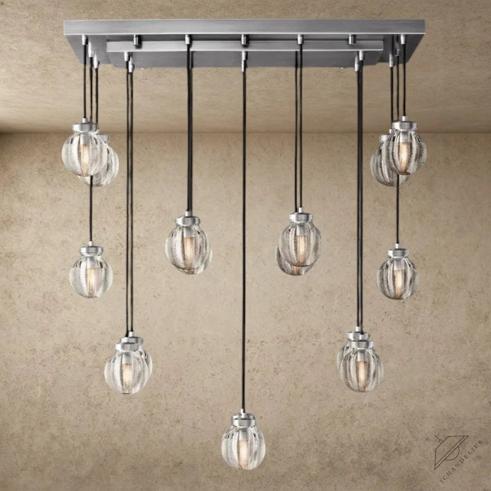 Pearl Rectangular Chandelier 36", 54", 72"