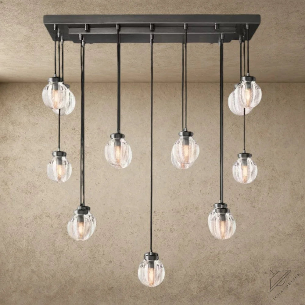 Pearl Rectangular Chandelier 36", 54", 72"