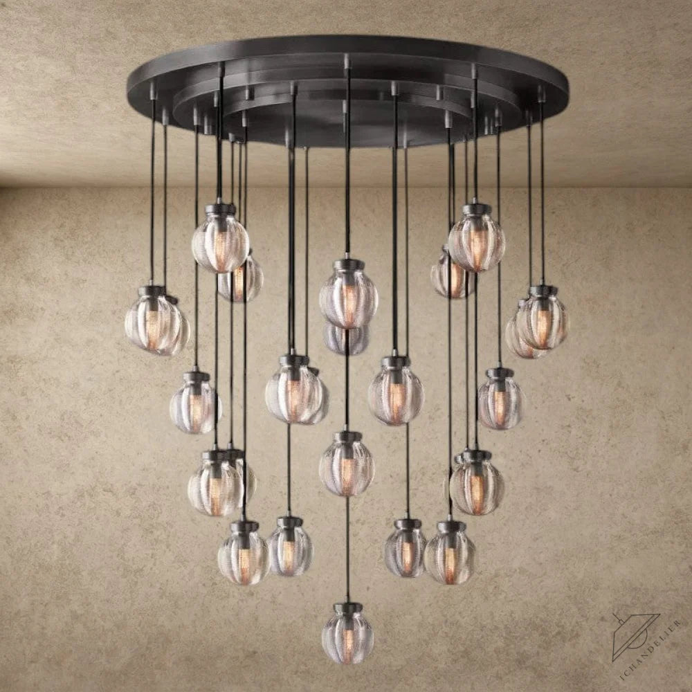 38" / Bronze Pearl Round Chandelier 38", 48", 60"