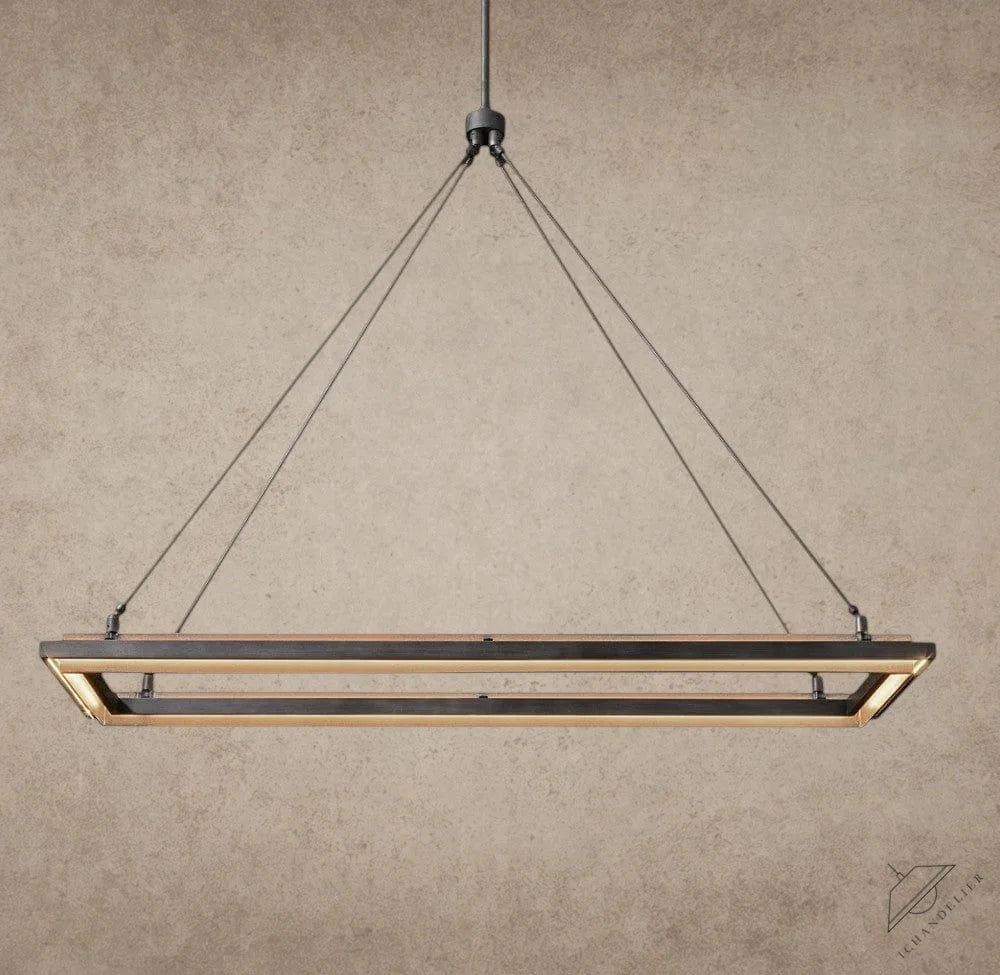 48" Peralta Rectangular Chandelier 48", 62"
