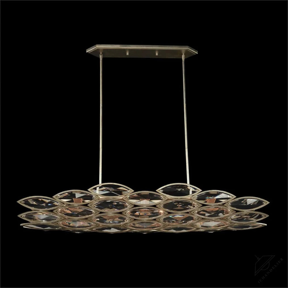 Petaline Six-Light Horizontal Chandelier