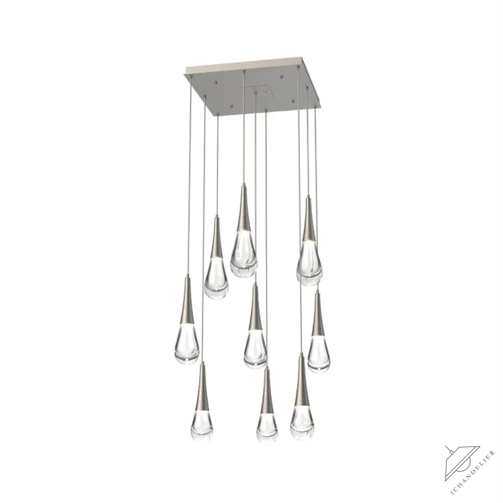 9-Lights / Nickle Pluvia 8/ 9/ 11 /12-Light Chandelier Pendant For Living room Family room Dining Room Bedroom