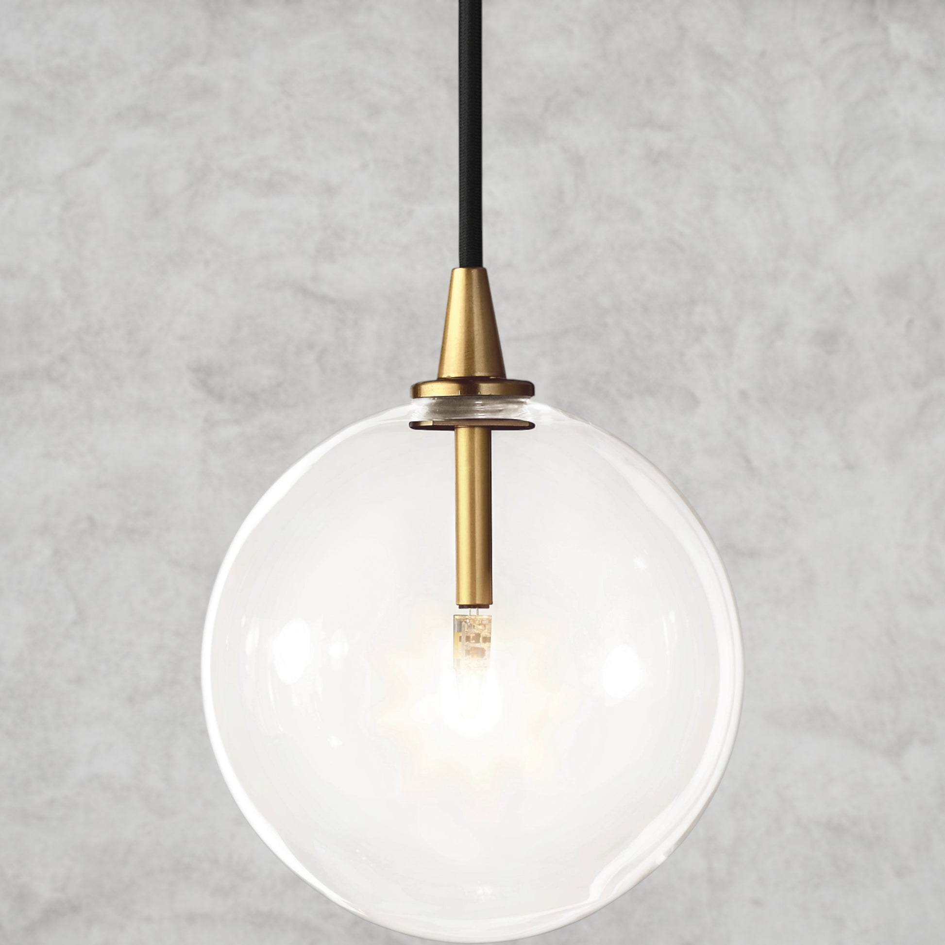 Glass Globe Mobile Pendant 6", 10", 14"