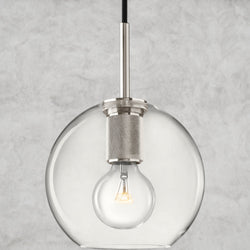 Utilitaire Globe Shade Pendant 8", 11", 14"