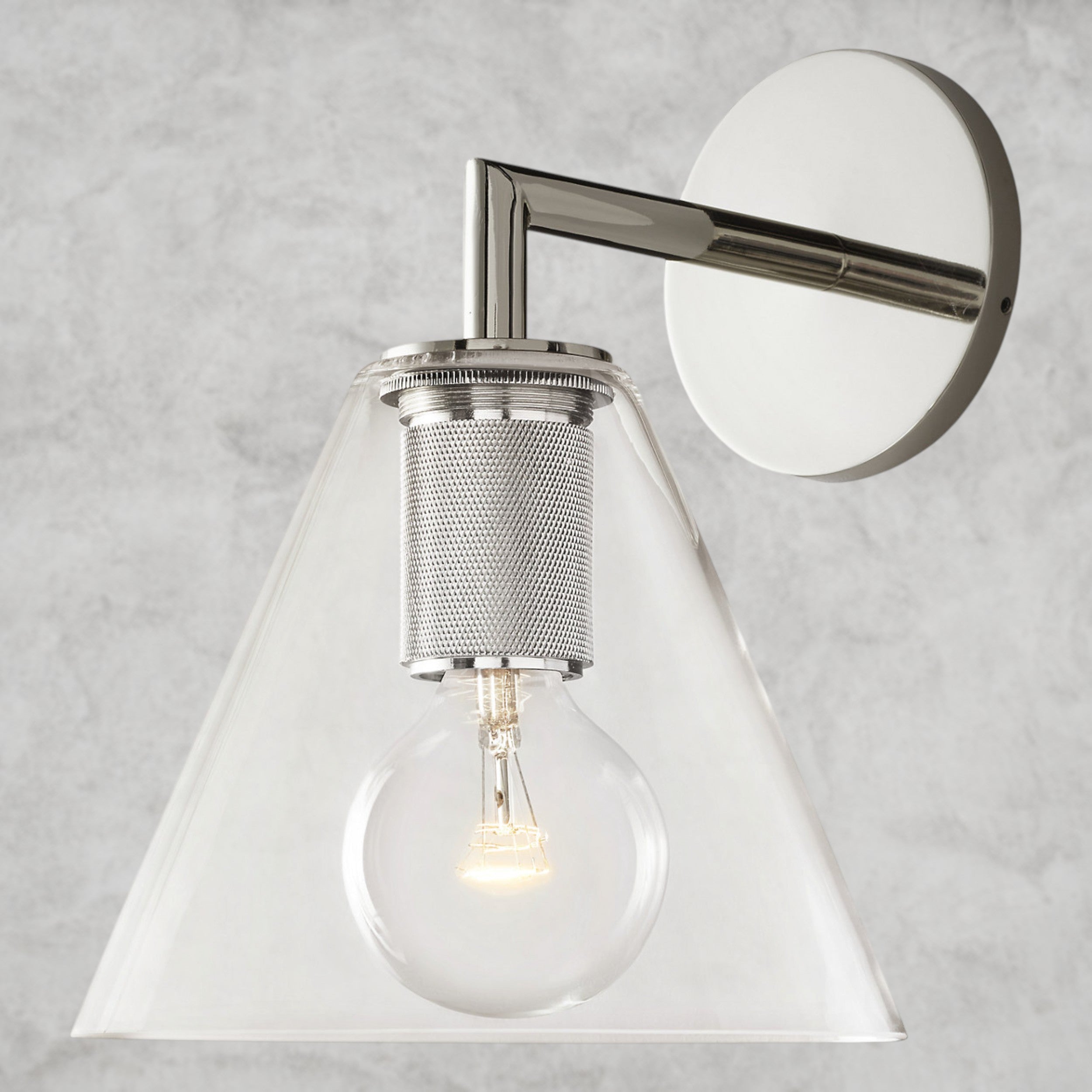 Utilitaire Funnel Shade Sconce
