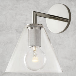 Utilitaire Funnel Shade Sconce