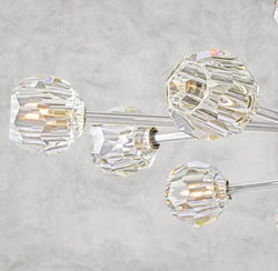 Boule De Cristal Oval Chandelier 72"