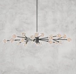 Boule De Cristal Oval Chandelier 72"