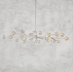 Boule De Cristal Oval Chandelier 72"