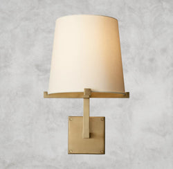 Pauillac Fabric Shade Grand Sconce
