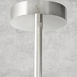 Glass Globe Mobile Three-Arm Chandelier 46"