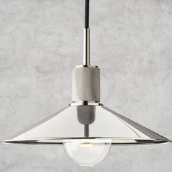 Utilitaire Metal Slope Shade Pendant