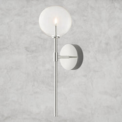 Glass Globe Sconce