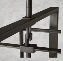 Beckman Rectangular Chandelier 54", 72"