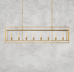 Beckman Rectangular Chandelier 54", 72"