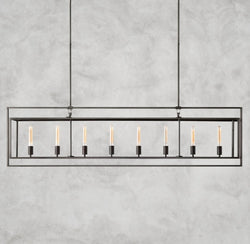 Beckman Rectangular Chandelier 54", 72"