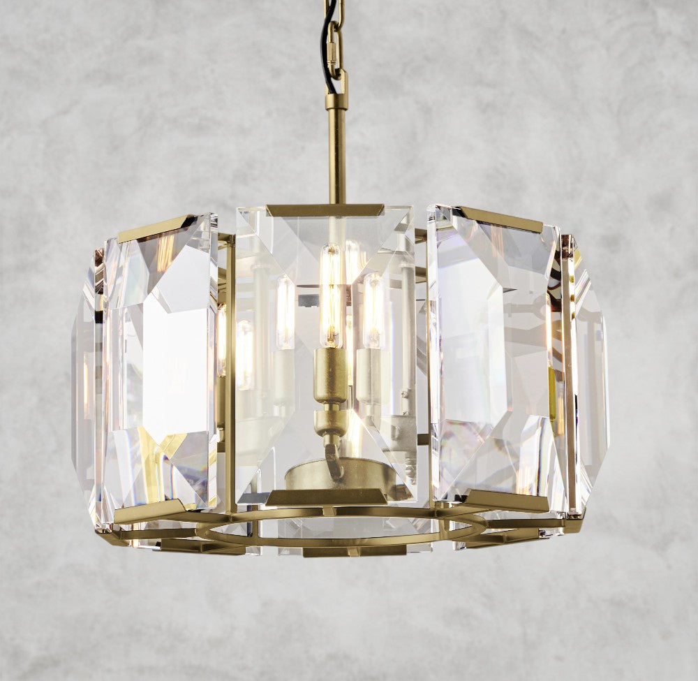 Harlow Crystal Round Chandelier 19", 31", 43", 60"