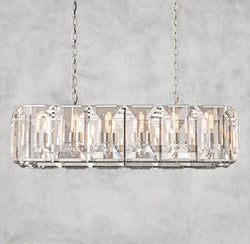 Harlow Crystal Rectangular Chandelier 42", 54", 62", 74"