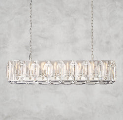 Harlow Crystal Rectangular Chandelier 42", 54", 62", 74"