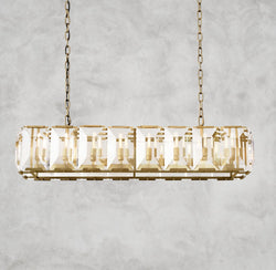 Harlow Crystal Rectangular Chandelier 42", 54", 62", 74"