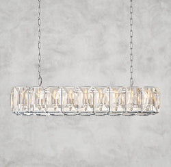 Harlow Crystal Rectangular Chandelier 42", 54", 62", 74"