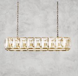 Harlow Crystal Rectangular Chandelier 42", 54", 62", 74"