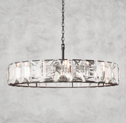 Harlow Crystal Round Chandelier 19", 31", 43", 60"