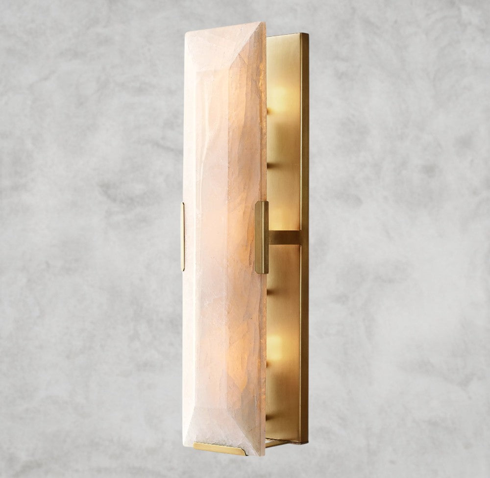 Harlow Calcite Linear Sconce