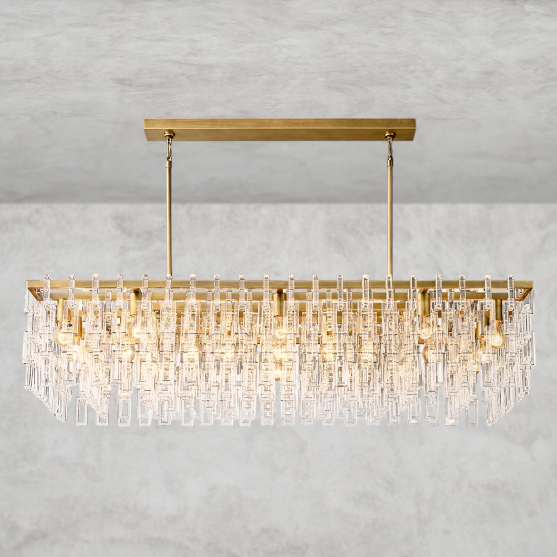 Marignan Rectangular Chandelier 60"
