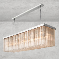 Cielo Rectangular Chandelier 54", 73"
