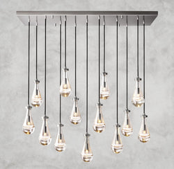 Rain Rectangular Chandelier 54", 72"