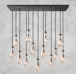 Rain Rectangular Chandelier 54", 72"