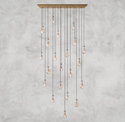 Rain Rectangular Chandelier 54", 72"