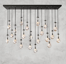 Rain Rectangular Chandelier 54", 72"