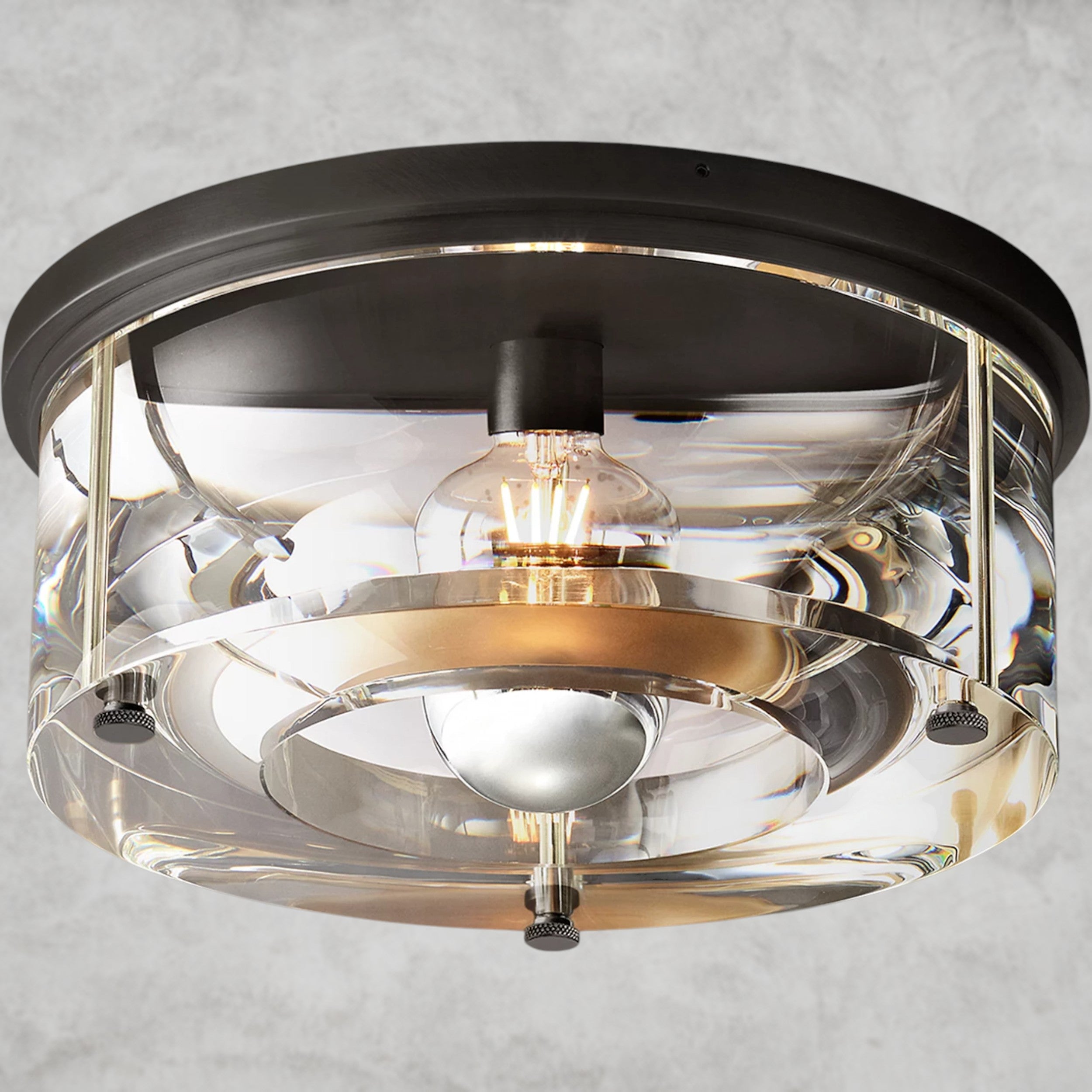 Savile Round Flushmount 10
