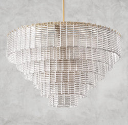 Sirene Clear Glass Round Chandelier 41", 52", 65"