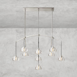 Hemisphere Linear Chandelier 54", 72"
