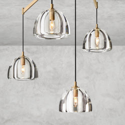 Hemisphere Linear Chandelier 54", 72"