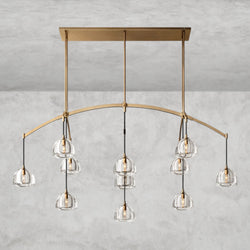 Hemisphere Linear Chandelier 54", 72"