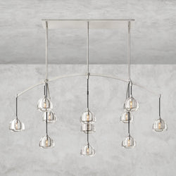 Hemisphere Linear Chandelier 54", 72"