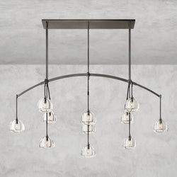 Hemisphere Linear Chandelier 54", 72"
