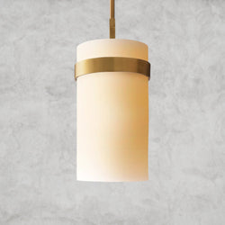 Ravelle Milk Glass Pendant 5", 8", 10", 12"